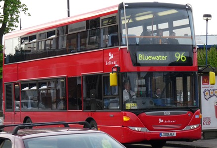 The 96 route – my bus to work – was one of the first to use this new model of bus, back in April 2009